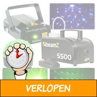 Beamz licht en laser disco set