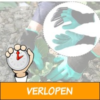 Universele tuin handschoenen met graafklauw