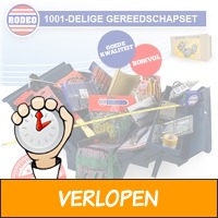 Bomvolle 1001-delige gereedschapskist