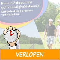 GVB golfcursus + gratis setje golfballen