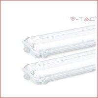 2 x V-Tac TL-armatuur met LED-buizen