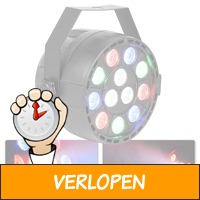 MAX PartyPar met 12x 1W RGBW LED's en DMX