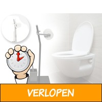 WC Garnituur: toiletrol- en borstelhouder