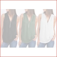 Shop met korting - Zipper tanktop