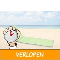 Strandmat met rugsteun