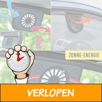 Auto ventilator op zonne-energie