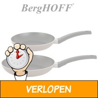 Set van 2 aluminium kookpannen