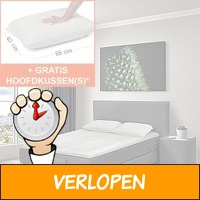 Traagschuim topdekmatras met gratis kussen(s)