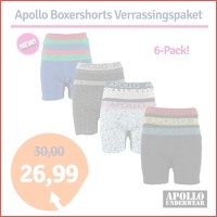 Apollo boxershorts verrassingspakket