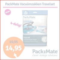 PackMate vacuumzakken travelset