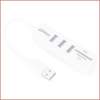 3 x USB High Speed cardreader