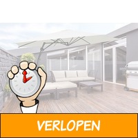 Veiling: Feel Furniture creme zweefparasol