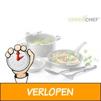 3 x Greenchef Softgrip pan