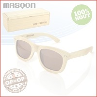 Masqon houten zonnebril