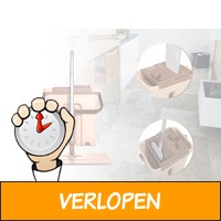 Cenocco CC-9070 vlakke schoonmaak mop met emmer