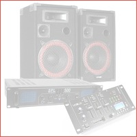 MAX complete 500W Bluetooth DJ set