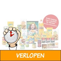 Veiling: Happy Box met 25 producten + sauna entree (1 p..