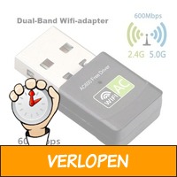 600 MBPS Dual band USB WiFi adapter