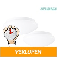 2 x Sylvania plafond-/wandlamp