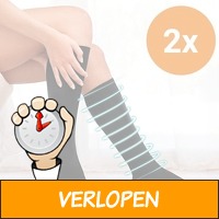 2 paar compressiekousen