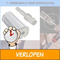 Multi-grip dopsleutel