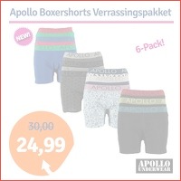 Apollo boxershorts verrassingspakket