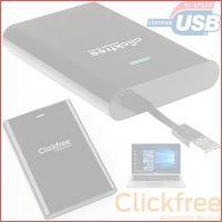 Clickfree C2 SSD HDD harde schijf behuiz..