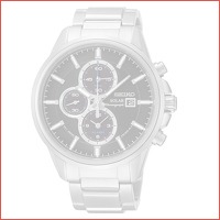 Seiko Gents Solar Powered Chronograph he..