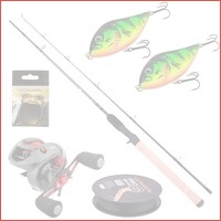 Jerkbait Set met Spro Reel, Ultimate hen..