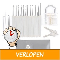 Transparante lockpicking oefen tools