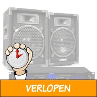 MAX8 DJ luidspreker en Bluetooth versterker combinatie ..