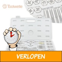 Toolwelle tap en draadsnijset 60 delig