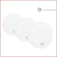 3x Smartwares FSM-124 Rookmelder