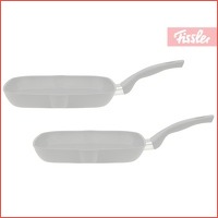 2 x Fissler vierkante grillpan