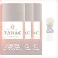 3 x Tabac scheerzeep Original