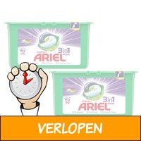 66 x Ariel 3-in-1 wasmiddelcapsules Kleur & Stijl