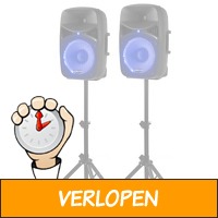 Vonyx VPS122 A geluidsinstallatie 800W met stands en LE..