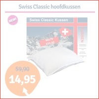 Swiss Classic hoofdkussen