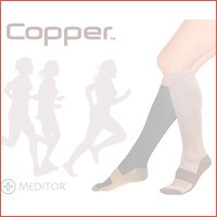 3 paar Copper compressiesokken