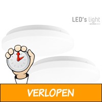 2 x LED's Light LED-plafonniere