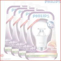 4-pack Philips dimbare LED-lampen