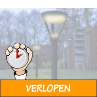 2 x XXL solar tuinlampen