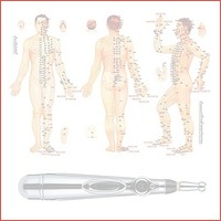 Acupunctuur elektrische massage pen