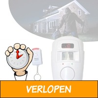 Draadloos alarm met bewegingssensor