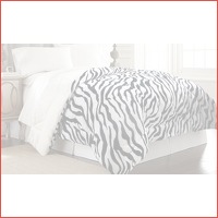 Omkeerbare fleece zebra-sprei