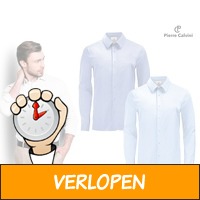 2-pack Pierre Calvini overhemden