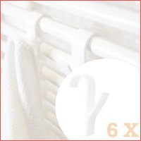 6 x handdoek haak radiator