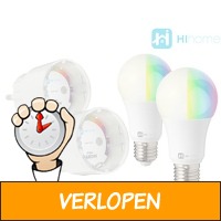 2 x HiHome Smart Plug + 2 x Ambience RGB+WW LED WiFi La..