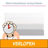 Walra Hoeslakens Jersey katoen