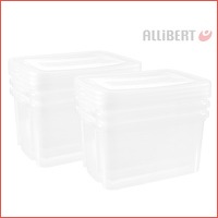 6 x Allibert opbergbox Handy